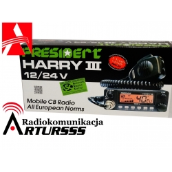 Radio CB President Harry III ASC 12/24V
