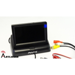 Monitor LCD składany do kamer cofania