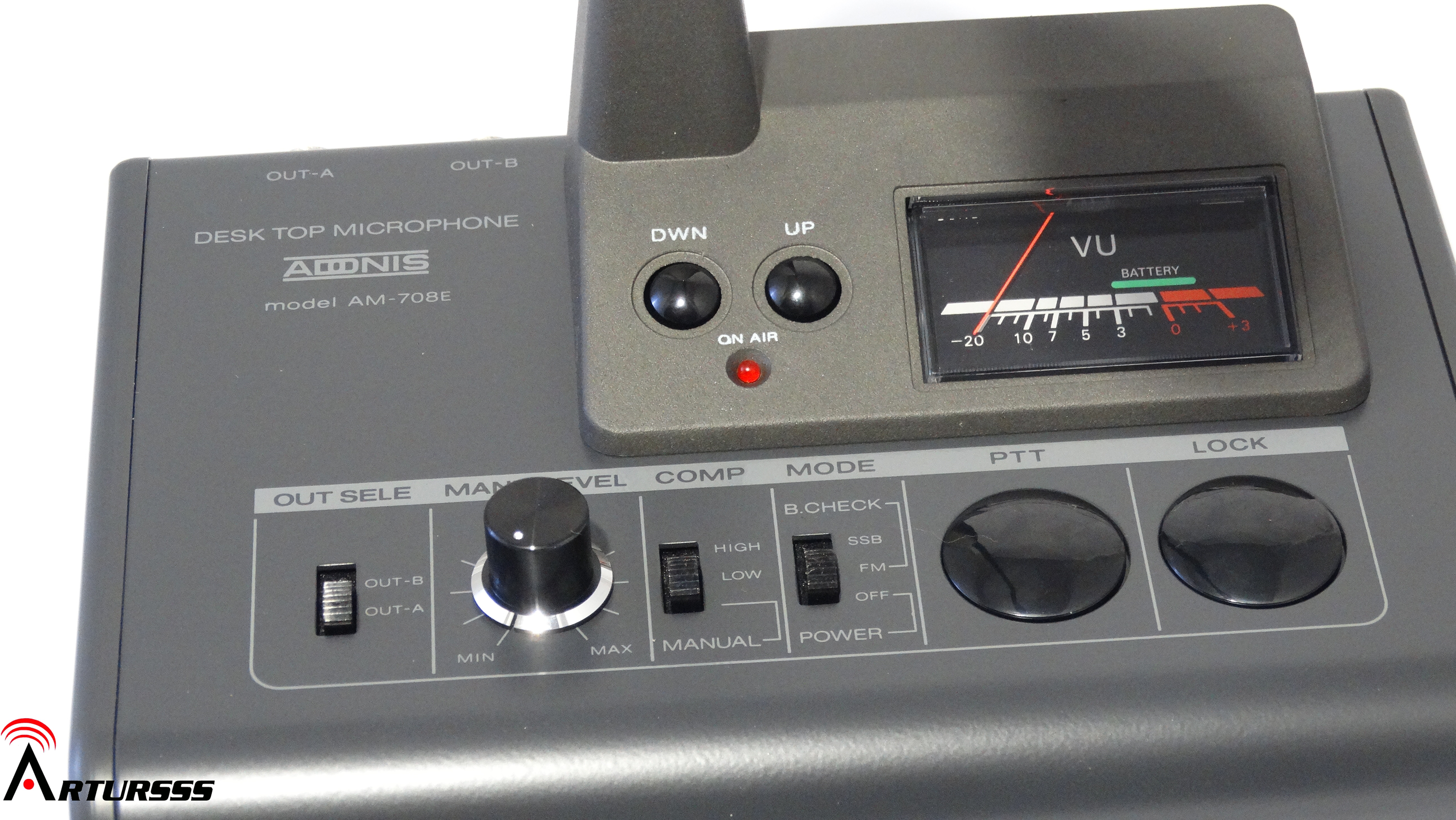 Mikrofon bazowy Adonis AM-708E z kompresorem