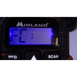 Midland M5 podświetlenie LCD