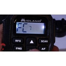 Midland M5 - podświetlenie LCD