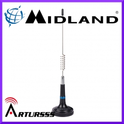 Mini komplet CBradio President BILL + antena magnesowa Midland LC29  INOX
