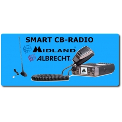 Smart CBradio Midland M30 + Albrecht CBM516 - niskoszumowy komplet cbradia