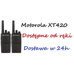 Zestaw PREMIUM krótkofalówek Motorola XT420 + Mikrofonogłośnik - Szyfrowane rozmowy  PRIV