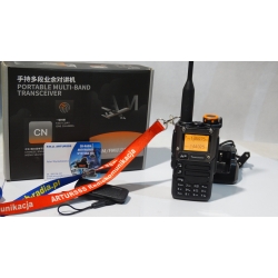 Quansheng UV-K5(8)  nowa wersja 5W VHF/UHF, skaner Straż Pożarna  /  OSP / PMR  + Zestaw słuchawkowy R111G