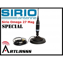 Sirio Omega 27 MAG + kabel RG174