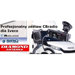 Do Iveco Daily CBradio Midland 88 + Sirio Turbo 5000 PL + Diamond K413 PREMIUM